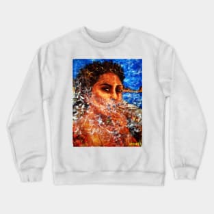 Smoking lady 67 Crewneck Sweatshirt